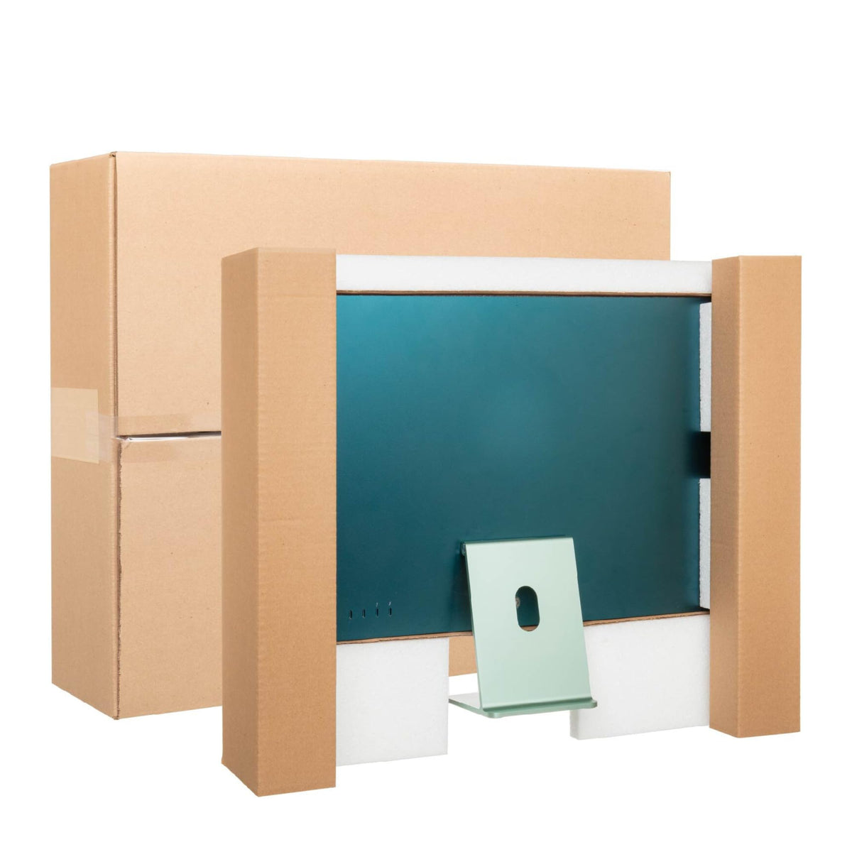 Apple iMac 24 Inch Desktop Computer Shipping Box | Secure and Protective | EPE USA theBOXlarger
