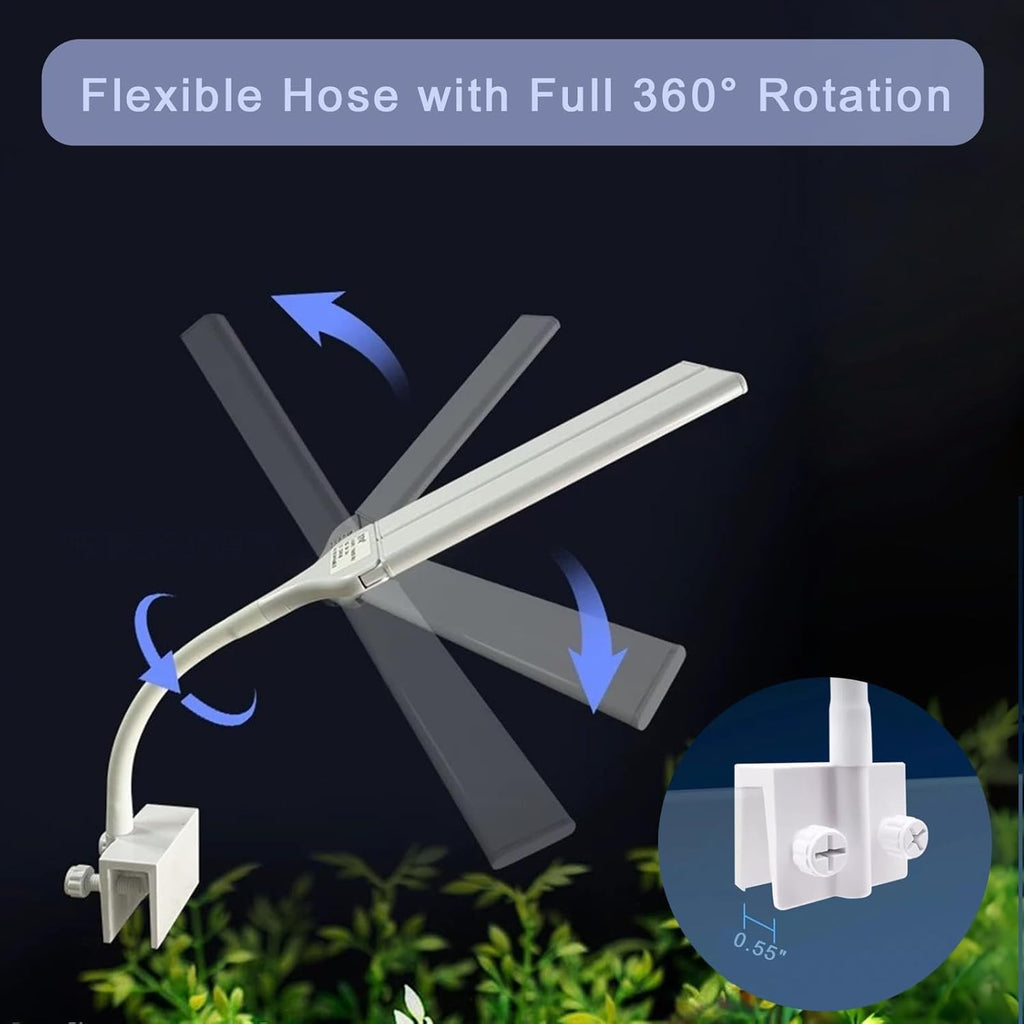 Aquarium Light Clip on Fish Tank Light Full Spectrum Plants Lights
