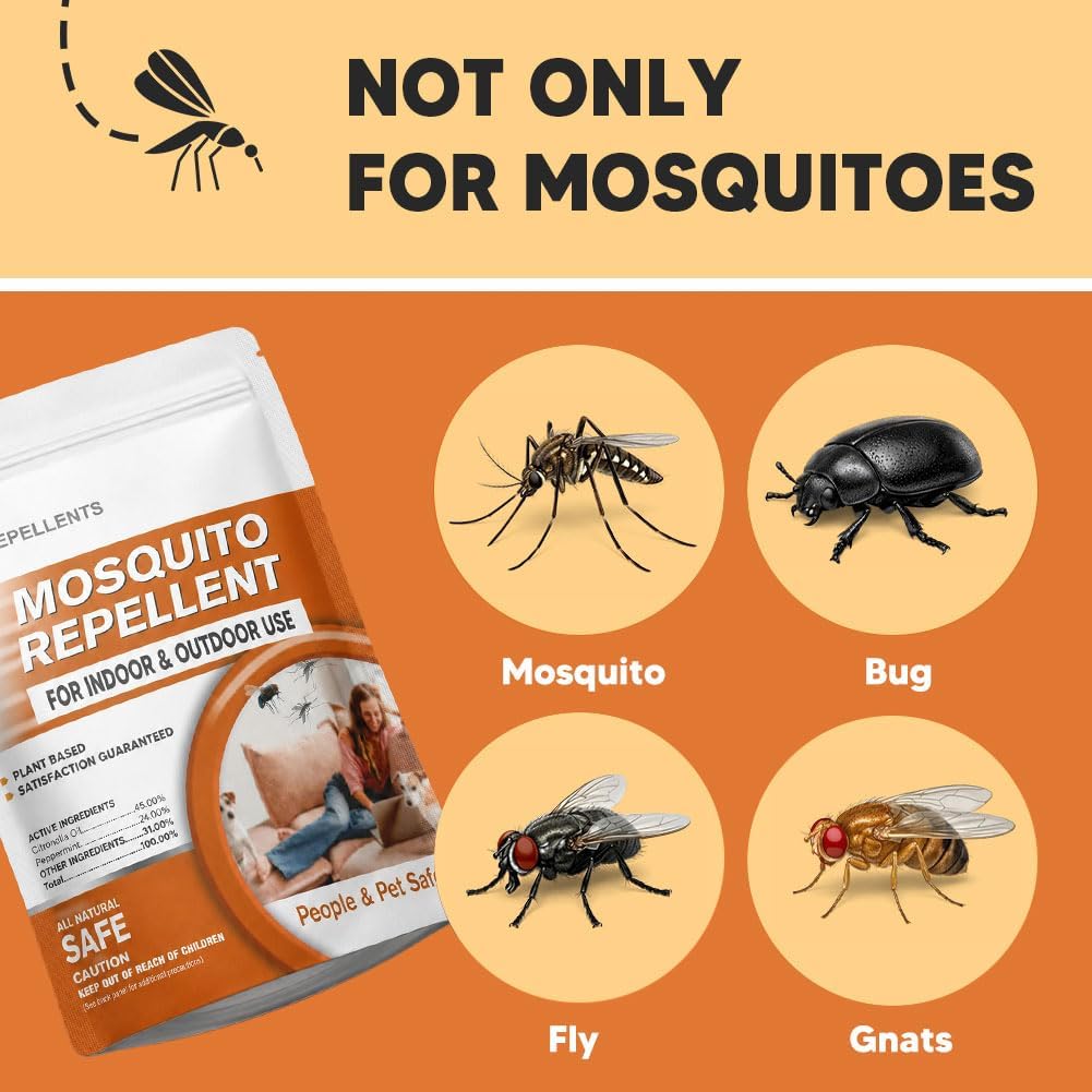 Mosquito Repellent Outdoor Patio, Indoor Mosquito Repellent Balls 12 Packs | Mosquito Deterrent for Yard, Mosquito
