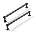 10 Pack 8 Inch Solid Kitchen Cabinet Handles Oil Rubbed Bronze Heavy Duty Cabinet Pulls Drawer Pulls Cabinet Hardware