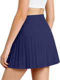 Girls Tennis Skirt with Shorts Athletic Pleated Skort with Pockets for Golf Workout Running