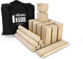 Kubb Premium Size Outdoor Tossing Game with Carrying Case, Instructions, and Boundary Marker