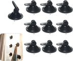 10 PCS Suction Cup Hooks, Vacuum Window Hangers for Cars, Black