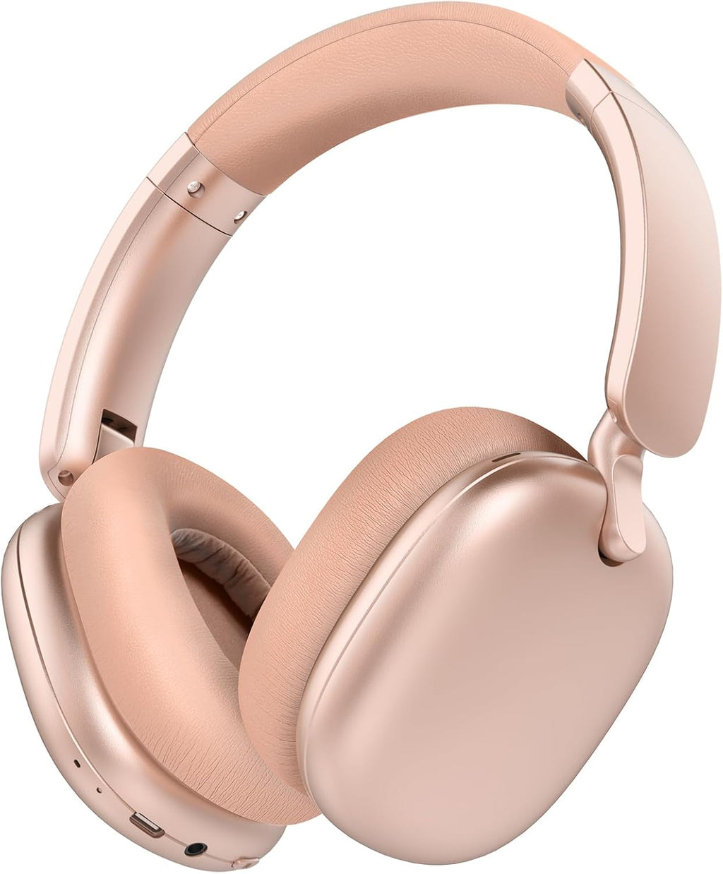 C6 Active Noise Cancelling Headphones, Wireless Over Ear Bluetooth Headphones, 60H Playtime, Lightweight Folding Deep