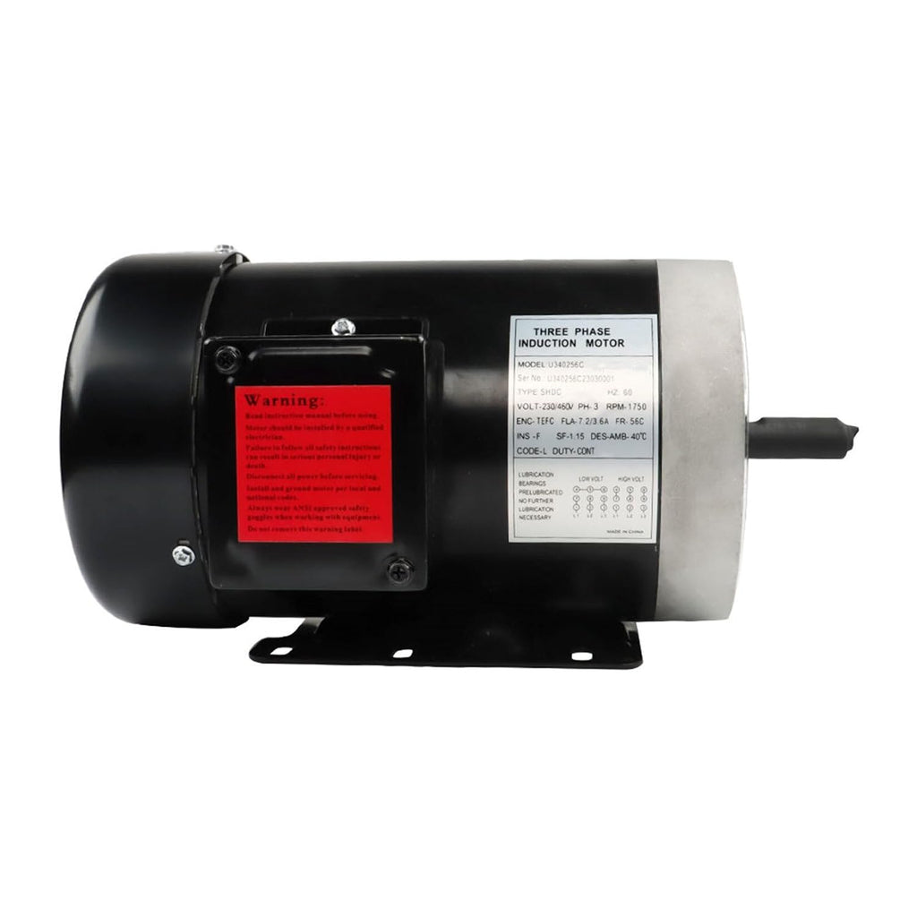 findmall 2 HP Electric Motor 56C Frame 1750RPM 3 Phase Motor General