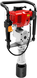Gas Powered T Post Driver, 52CC 2 Stroke Fence Post Driver with Low Fuel Consumption & Spring Damping Farm Piling