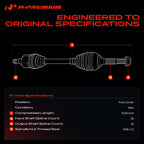 A-Premium Front Left Driver Side CV Axle Shaft Assembly