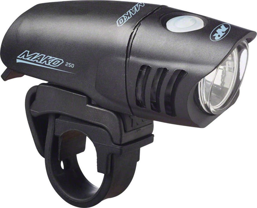 Mako 250 Bicycle light, Black, Water resistant