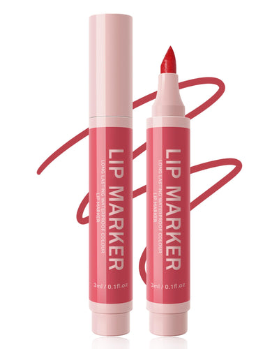 Lip Stain Makeup Pen, Lip Stain Lip Liner Pencil Long Lasting Waterproof-01