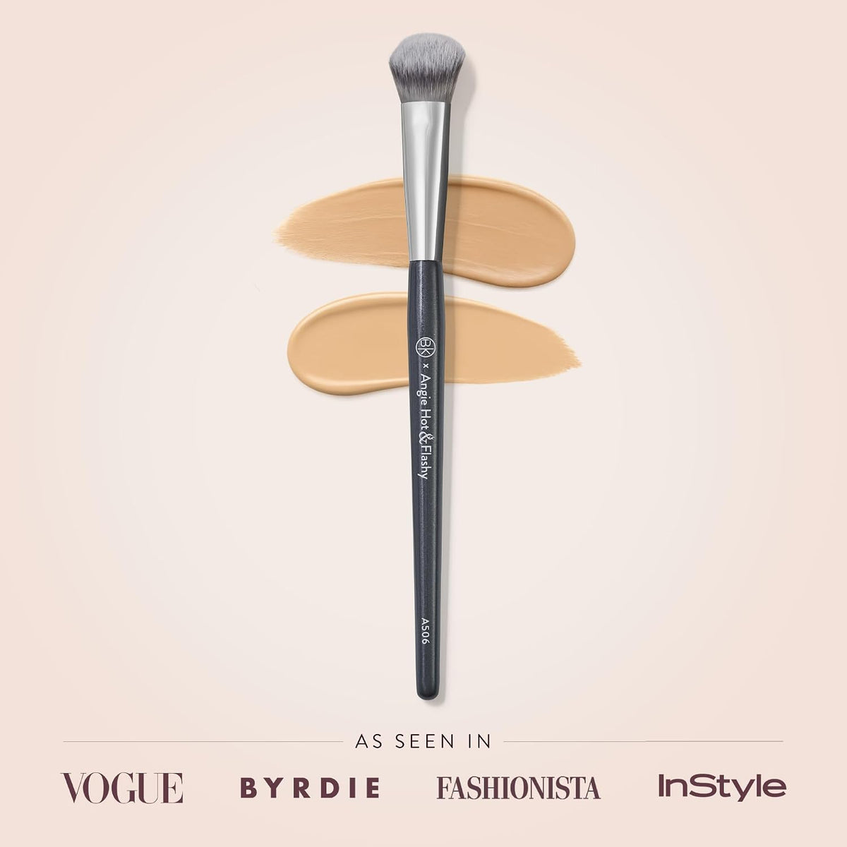 A506 Under Eye Concealer Brush, Angie Hot & Flashy