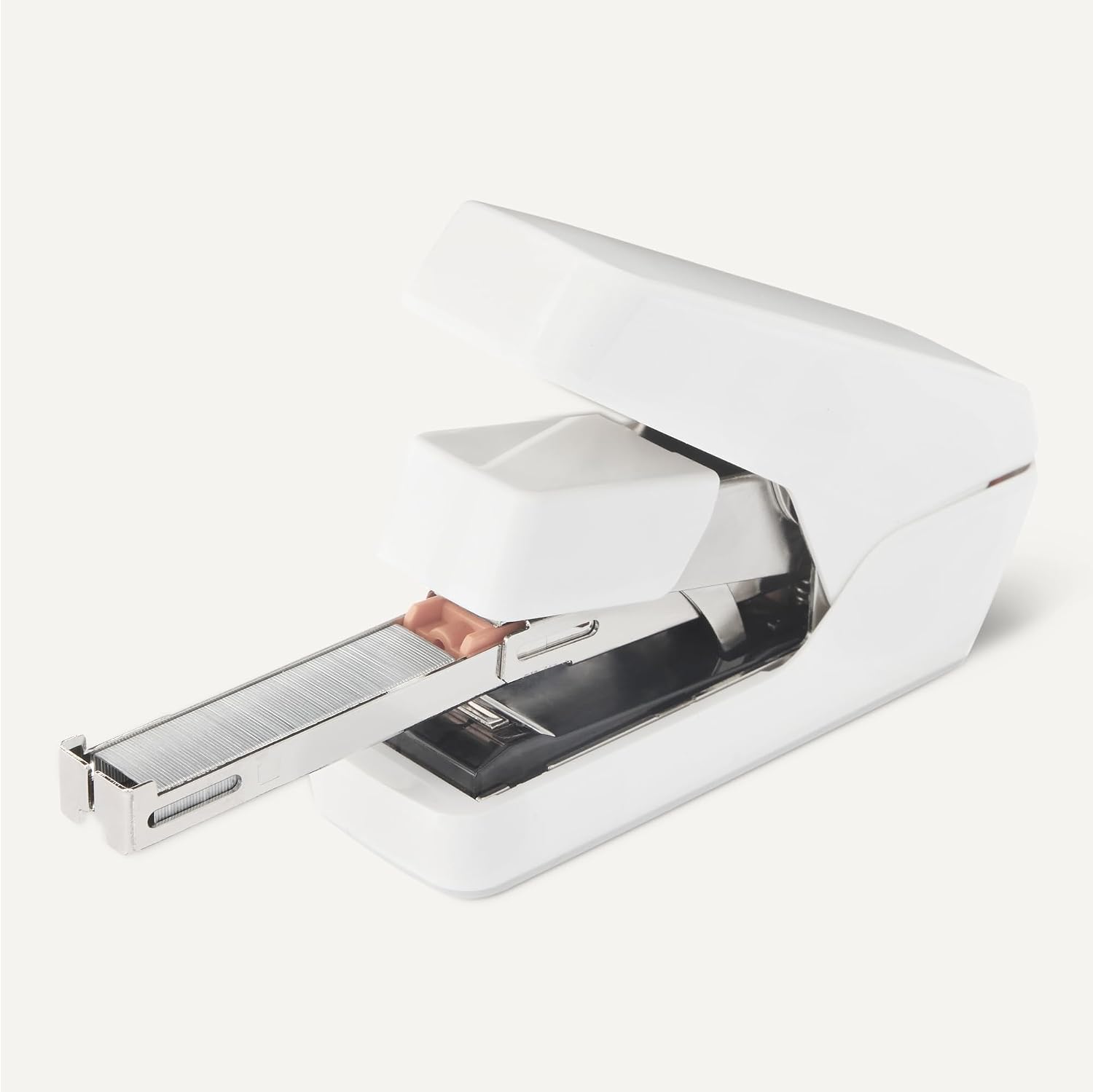 Office Heavy Duty Stapler, Flat Clinch, Effortless, 40 Sheet Capacity, 1000 Staples, No Jam