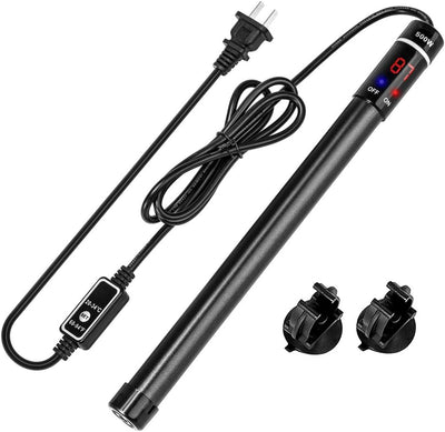 500W Aquarium Heater Submersible 500 Watt Titanium Fish Tank Heater with External Temperature Controller for 60