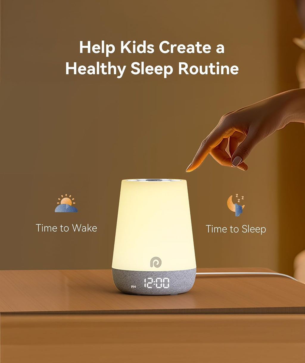 Sound Machine Baby - White Noise Sound Machine Baby With Night Light, Ok to Wake Alarm Clock, 34 Soothing Sounds