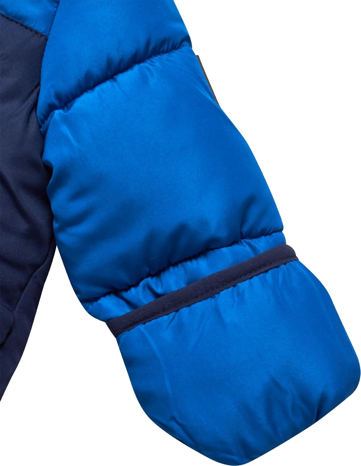 DKNY Baby Boy Snowsuit - Weather Resistant Polar Fleece Lined One Piece Snowsuit Baby Winter Suit With Soft Sherpa Hood