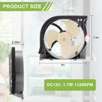 AMI PARTS DA97-15765A, DA97-15765C Refrigerator Condenser Fan Motor