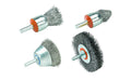 Walter 13C173 Mounted Wire Brush, Stainless Steel Crimped .0118" Wheel, 3" x 1/4"