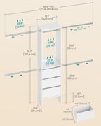 Closet System, Customizable Walk-In Closet Organizer System