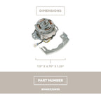 GE Appliances WH49X20495 Washing Machine Tub Motor with Shield