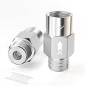 GASHER 2pcs 1/4" MNPT x 1/4" FNPT One-Way Non-return Check Valve