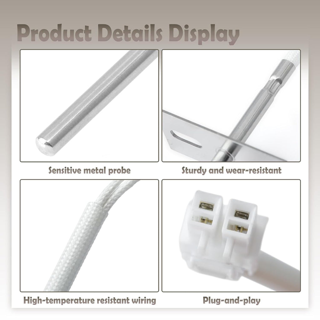 EBG61305801 Oven Range Temperature Sensor Probe Compatible with LG LRE30453ST LREL6323S LREL6325F Ovens, Replace EBG61305805 4210332 AP5989951 PS11732697 EAP11732697