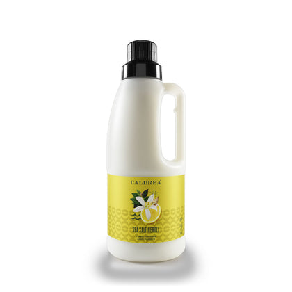Liquid Fabric Softener, Plant Derived, Helps remove static and wrinkles, Sea Salt Neroli Scent, 32 oz