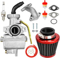 FVRITO PZ20 Carburetor Kit for Tao tao Coolster 125cc 110cc 90cc 70cc 50cc Kazuma Baja Chinese ATV Quad 4 Wheeler SunL NST Roketa Loncin Lifan XR80 CRF70 4 Stroke Go Kart Pit Dirt Bike Parts