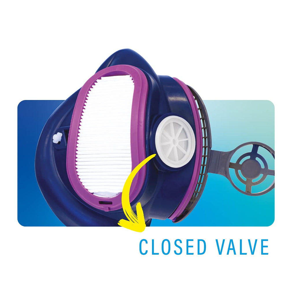 ELIPSE P100 Elastomeric Half Mask with Source Control with Replaceable and Reusable Filters Included