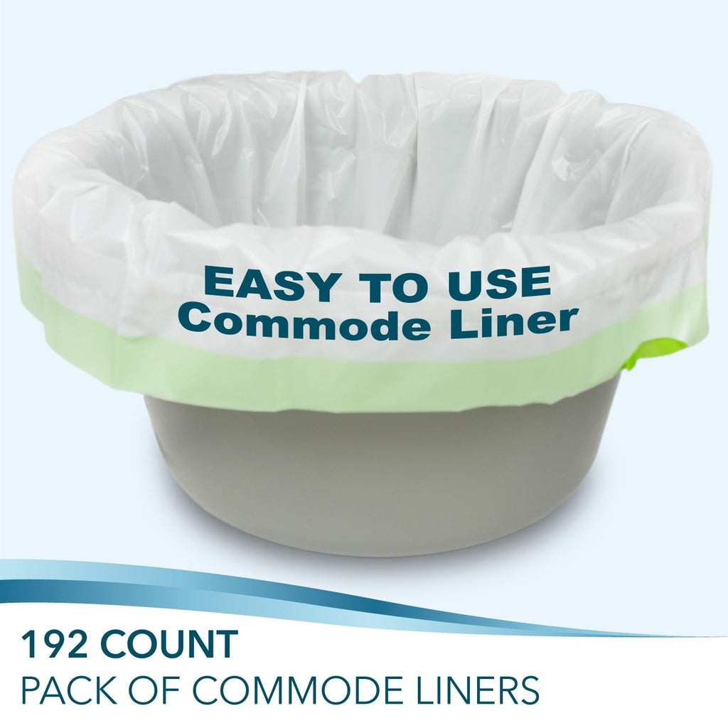 Value Pack of 192 Disposable Commode Liners