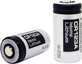 (2 Pack CR123A 3V Lithium Battery 1400mAh for Cameras Flashlight Alarm Smart Sensors (Non-Rechargeable)