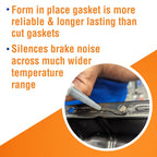 Permatex 85080 Ultra Black Maximum Oil Resistance RTV Silicone Gasket Maker, 9.5 oz. PowerBead Can