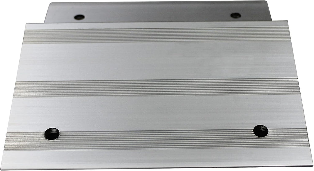 Aluminum Ramp Top Kit 2 Pack Turns 2x8 Boards into Utility Loading Ramps 1400 lb Capacity with Non‑Skid Surface and
