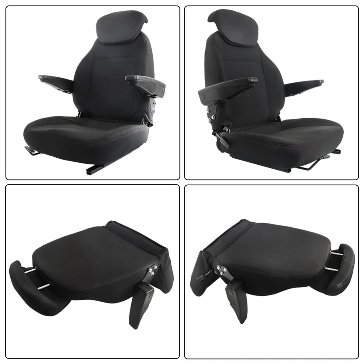 waltyotur Seat Assembly 440000BK Replacement for Holland Loader Backhoe