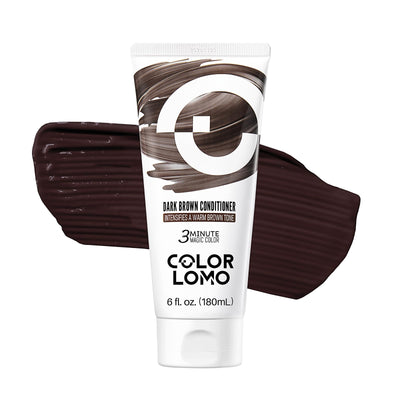 Semi Permanent Hair Color Depositing Conditioner, Dark Brown