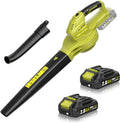 Leaf Blower 20V Cordless, with 2 x 2.0Ah Battery, 350 CFM 150 MPH | 15000 RPM