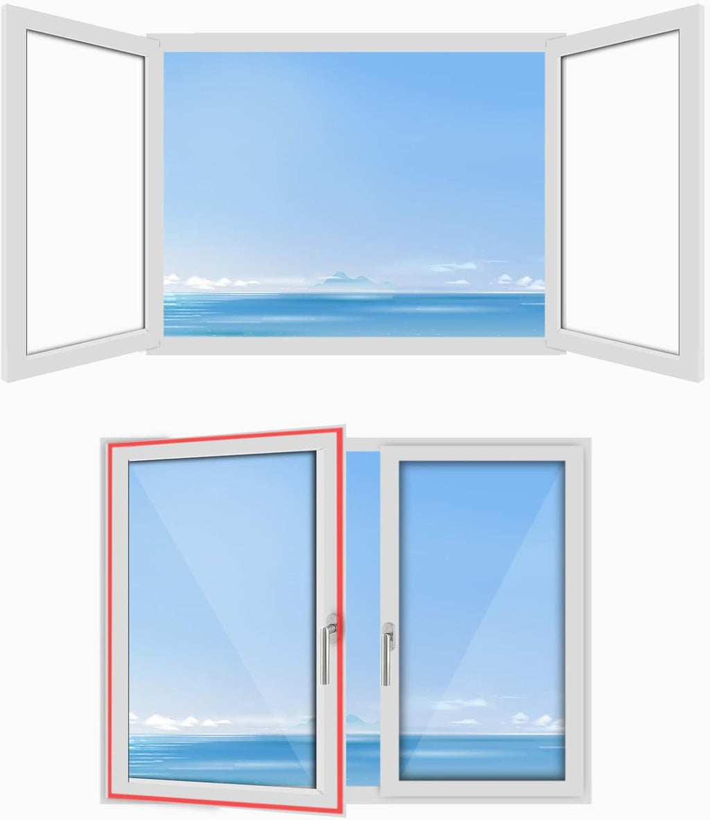 157”(400CM) Universal Window Seal for Mobile Air Conditioner and Tumble Dryer – Window Kit Works with Portable AC