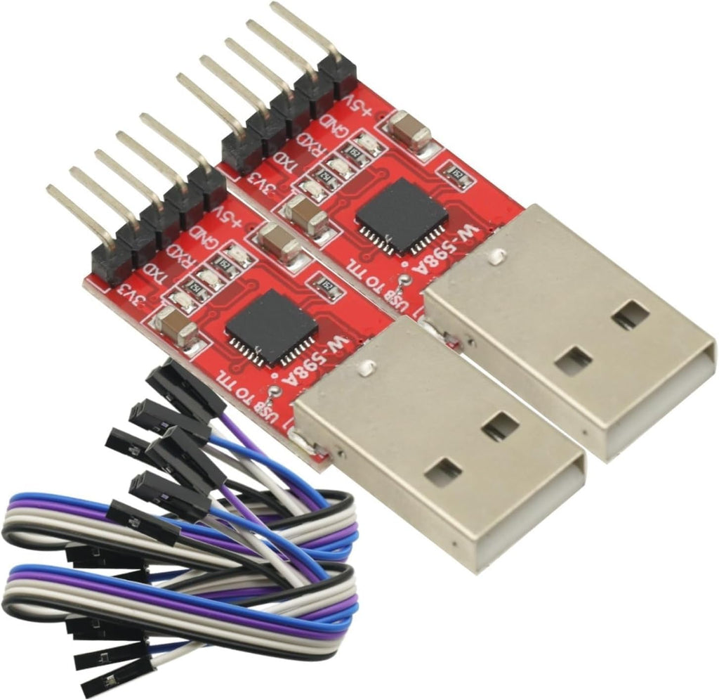 2PCS CP2102 USB to Serial Converter USB to TTL UART Download 5PIN Module with Line