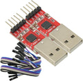 2PCS CP2102 USB to Serial Converter USB to TTL UART Download 5PIN Module with Line