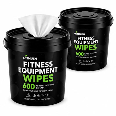 Gym Equipment Wipes, 1200 Count Yoga Mat Cleaner Wipes