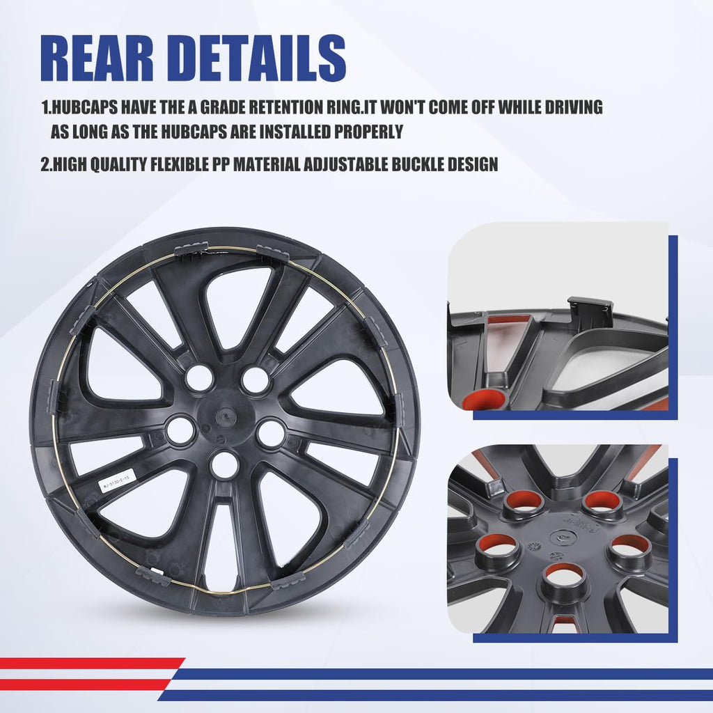 15 Inch Hubcaps for Toyota Prius & Prius Prime & Corolla Hybrid