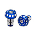 Deez Nuts 12 Point Handle BAR Ends Blue