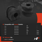 A-Premium 2 x Rear To Frame Sway Bar Bushing Kit, Compatible with Honda