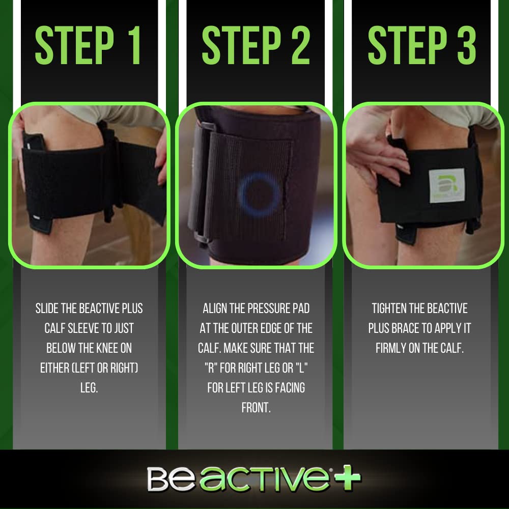 Plus Acupressure System - Sciatica Pain Relief Brace For Sciatic Nerve Pain, Lower Back, & Hip- Knee Brace With