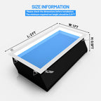 2x1 Ft Artificial Skylight Ceiling Light, Dimmable