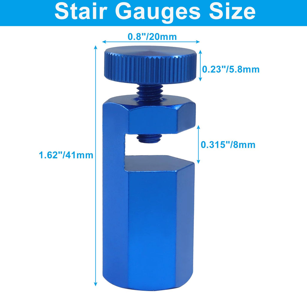 OSVJE Stair Gauges, Framing Jig Holder Blue, 1 Pack