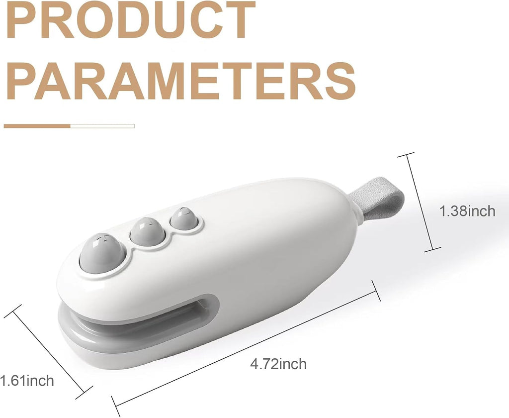 Bag Sealer Mini, 2 in 1 Heat Sealer with Cutter & Magnet