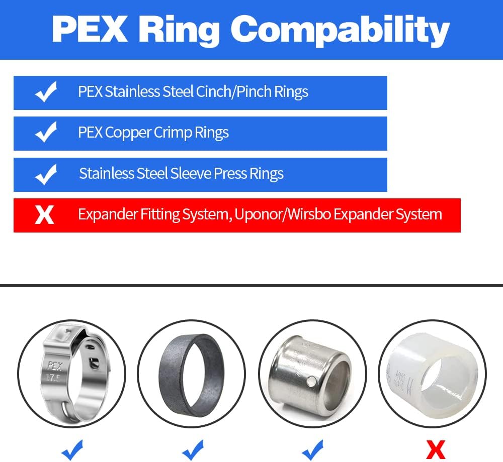 30pcs 3/4" Brass PEX Fittings, Elbow TEE Straight Couplings Set