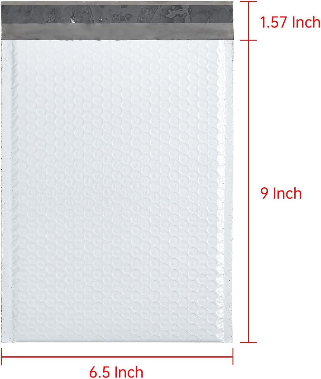 25 ct #0 Poly Bubble Mailers 6.5 x 9 Inch Bubble Lined Poly Mailer. Tear-proof, Water-resistant and Postage-saving
