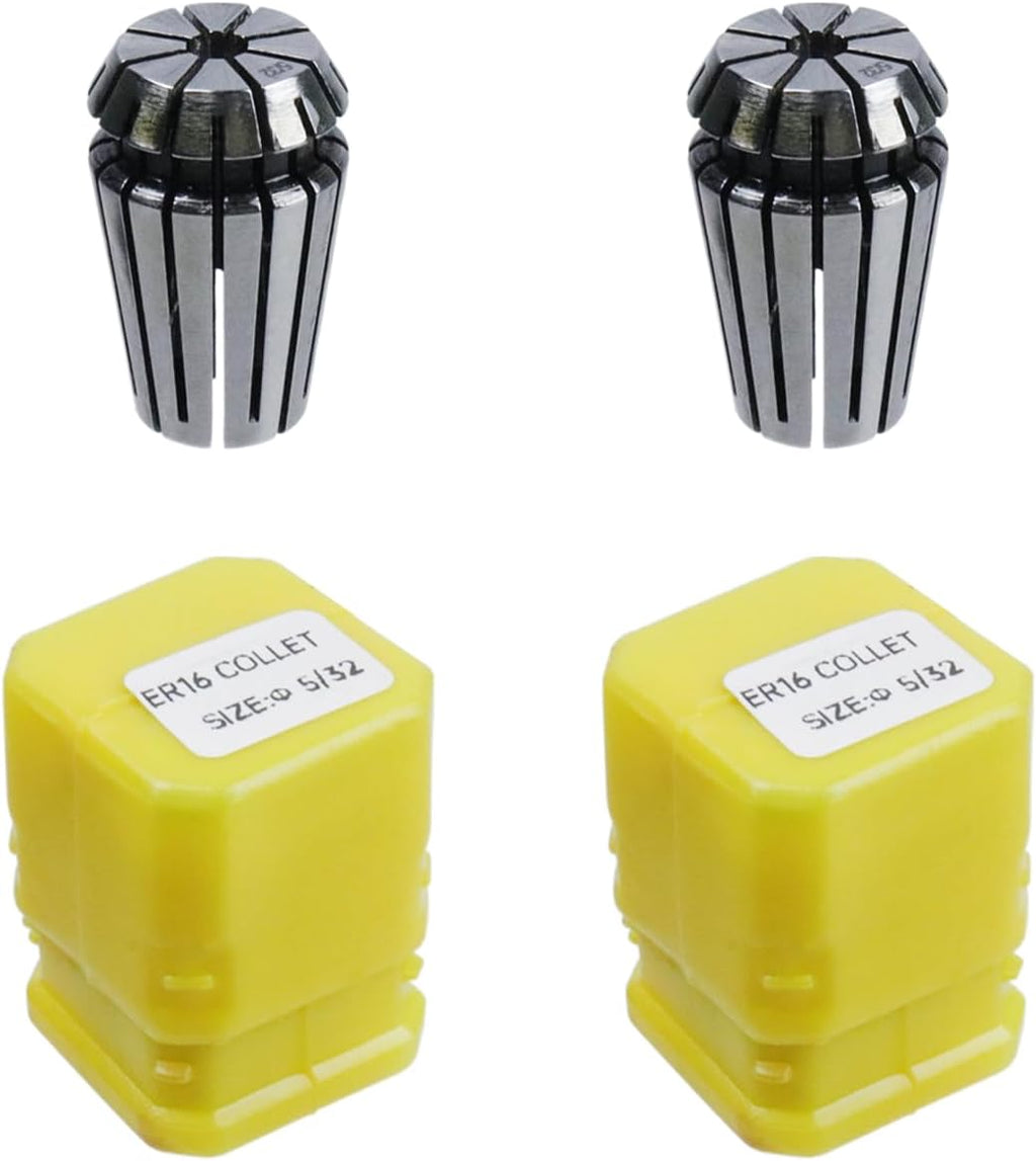 ER16 Collet Set 5/32 Dia Spring Collet Set for CNC Clamping Device Engraving Machine-2pcs