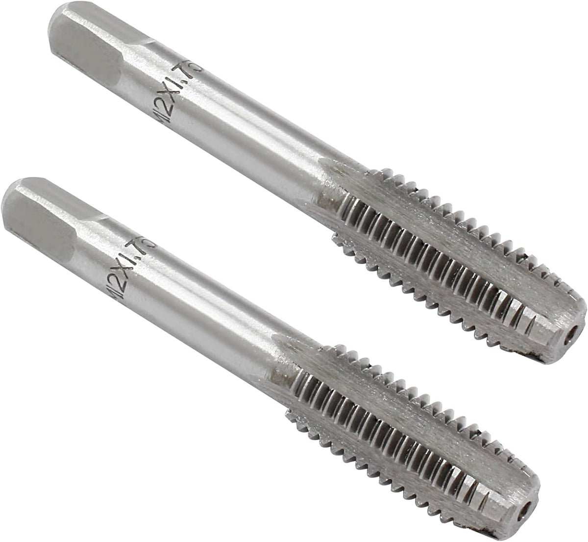 Bonsicoky Metric Machine Tap M12 x 1.75mm, 2 Pcs