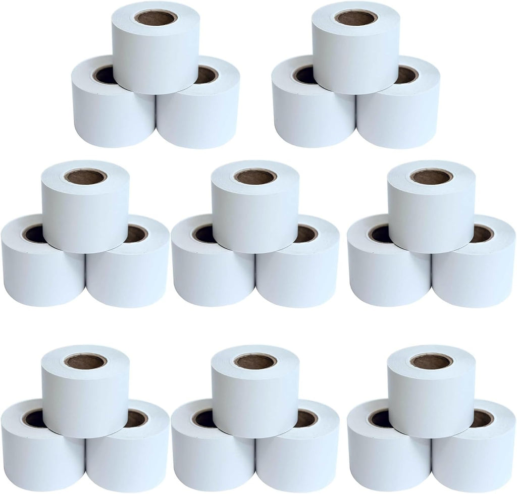 Globe Ishida Scale Label GL-4680 Continuous Label Roll | Replacement Printing Labels | Blank Labels Roll | 24 Rolls